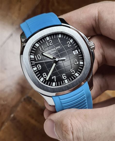 patek philippe nautilus 5980 rubber strap|patek philippe aquanaut rubber strap.